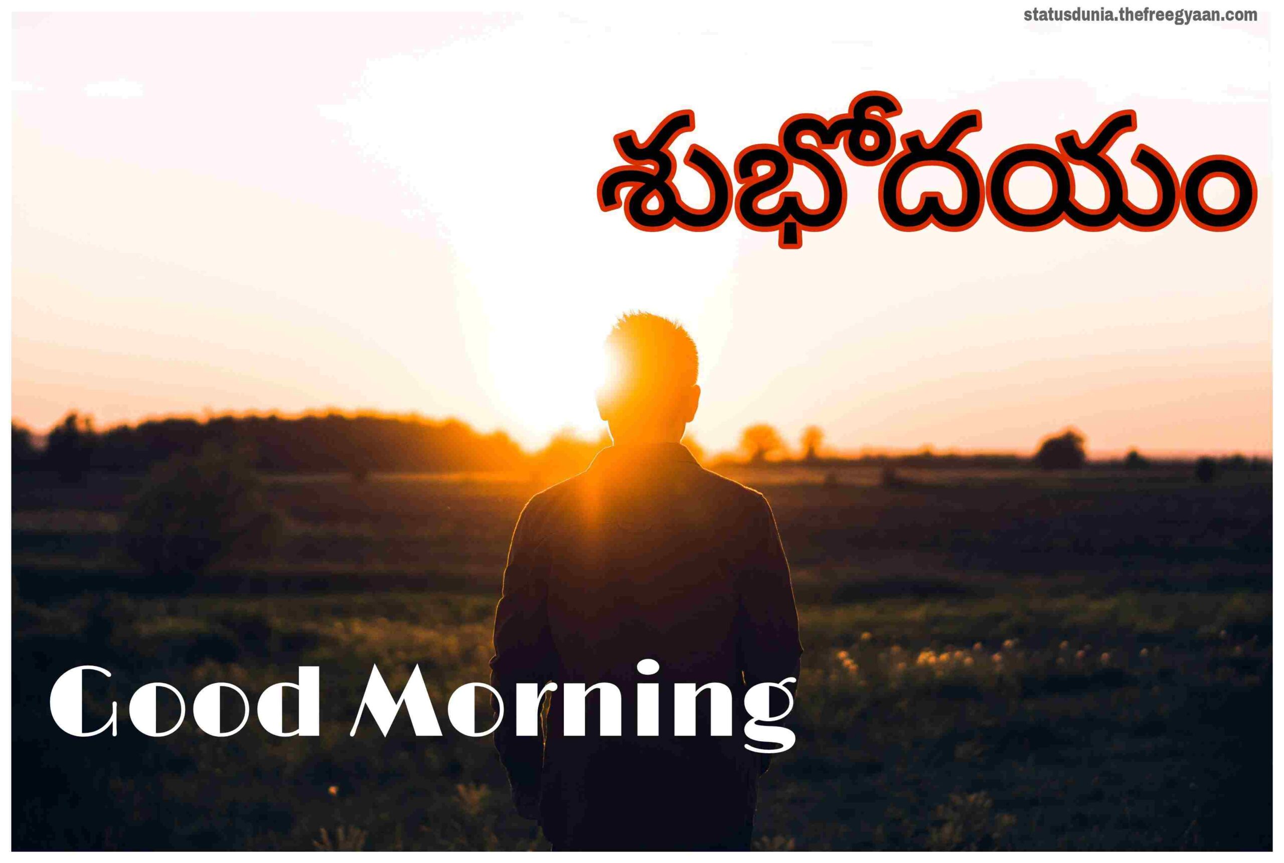 good morning images with quotes in telugu